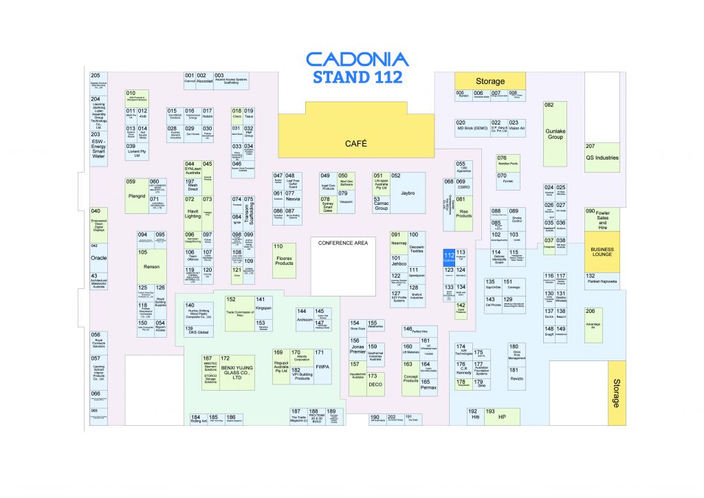 cadonia stand floor plan